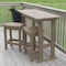 Highwood Usa Lehigh 3pc Counter Height Outdoor Patio Furniture Balcony Set AD-KITBALC1-WBR - alternate 2